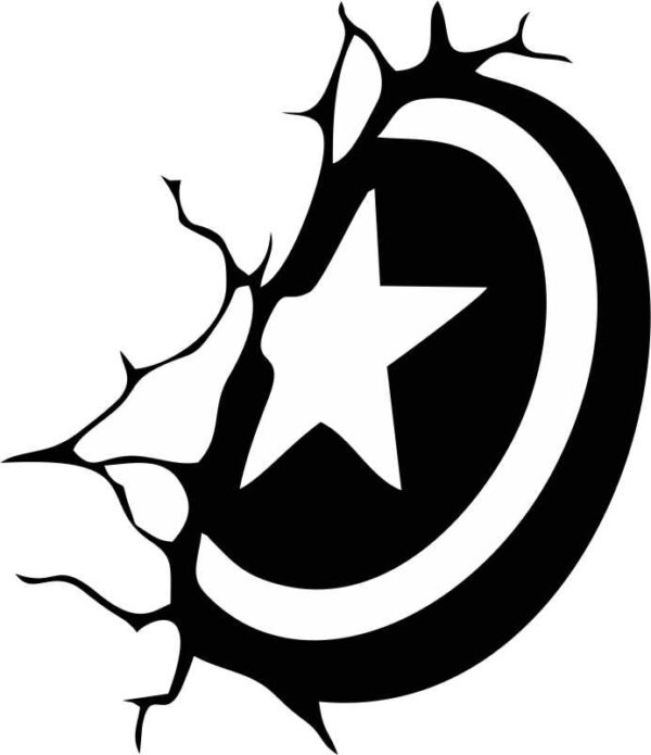 Sheild With Cracks
