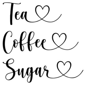 Tea Coffee Sugar (Pack of 3)