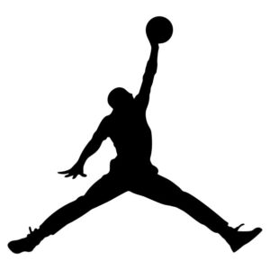 Air Jordan Black Vinyl Sticker