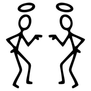The Siant (Pack of 2) Black Vinyl Sticker