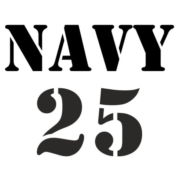 Navy Personalised Wheelie Bin - Image 2