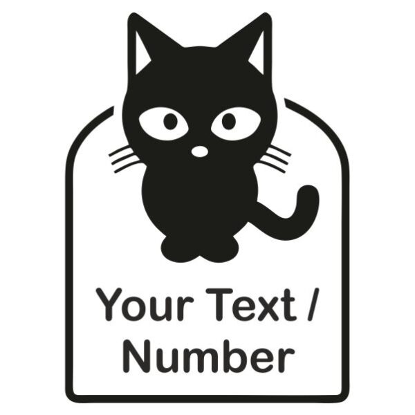Cat Personalised Wheelie Bin - Image 2