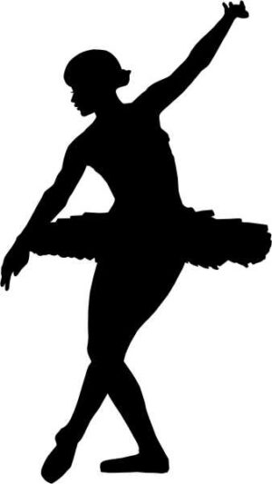 Ballet Dancer Silhouette #2