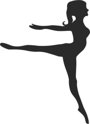 Ballet Dancer Silhouette #3