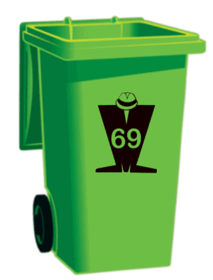 Madness Wheelie Bin Personalised