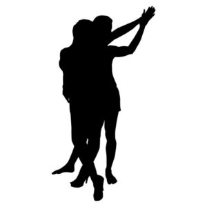 Dancing Couple Silhouette