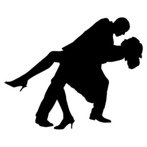 Dancing Couple Silhouette #1