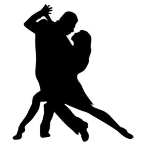 Dancing Couple Silhouette #2