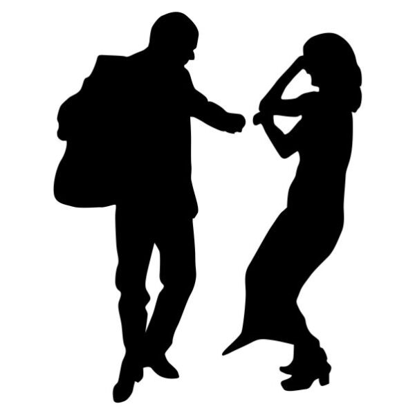 Dancing Couple Silhouette #3