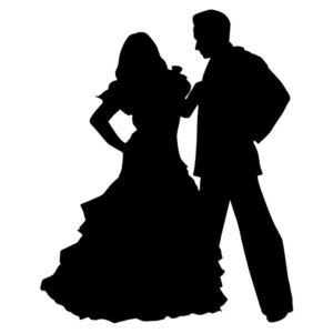 Dancing Couple Silhouette #5